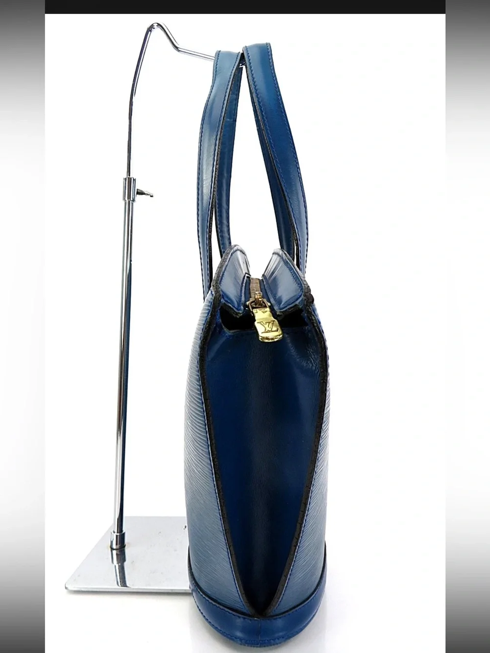 Louis Vuitton Blue Epi Leather Handbag
